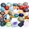 1.5Lb Tumbled Gemstones and Crystals Bulk, Assorted Polished Healing Stone and Rocks, Mixed Color Semi Precious Gem Stones (1.5lb 0.8-1.6 Tumbled) view 1