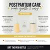 Sunflower Motherhood Peri Bottle, Women Postpartum Care, Portable Travel Bidet, Perineal Recovery & Cleansing After Birth - 300ml with Waterproof Bag view 3