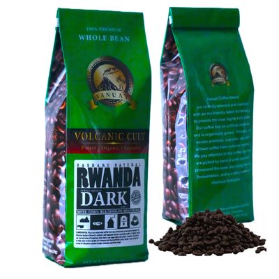 DARK ROAST Whole Bean Coffee Volcanic Cult Vanuat Organic Supreme Finest Artisan Beans for Drip Coffee Cold Brew Espresso French Press Turkish Brew Dark Medium Light Roast from Vanuatu Sumatra Ethiopia Ethiopian Brazil Brazilian Kenya Kenyan Papua Ne
