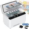 CEVIZ Insulin Cool Box, Large Capacity Portable Medication Refrigerator with LCD Display, 0-18C Adjustable, Intelligent Cooling Rechargeable Car Small Fridge, for Travel, Home, Office view 1