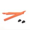 Caulo Replacement Ear Socks Sleeves + Nose Pads Compatible with Oakley Crosslink OX8027 OX8029 OX8030 OX8031 Glass Frames (Orange - 1 Set) view 1