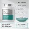 Horbach Marine Collagen Peptides 2000mg | 180 Caplet Capsules | Type 1 with Calcium | Non-GMO, Gluten Free Supplement view 4