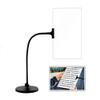 4X Seniors Reading Magnifying Glass, 10"x6" Flexible Gooseneck Magnifying, Large Page Magnifier with Stand and Thick Base, for Reading Small Prints & Low Vision Seniors with Aging Eyes view 1
