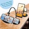 4X Seniors Reading Magnifying Glass, 10"x6" Flexible Gooseneck Magnifying, Large Page Magnifier with Stand and Thick Base, for Reading Small Prints & Low Vision Seniors with Aging Eyes view 2