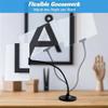 4X Seniors Reading Magnifying Glass, 10"x6" Flexible Gooseneck Magnifying, Large Page Magnifier with Stand and Thick Base, for Reading Small Prints & Low Vision Seniors with Aging Eyes view 4