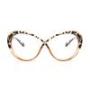 laureles Vintage Blue Light Blocking Lens Big Frame Reading Glasses Women Computer Readers Unisex (Leopard, 1.75, multiplier_x) view 2
