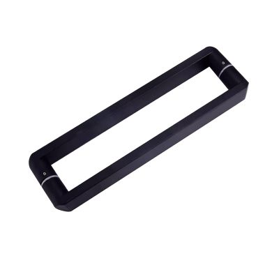 DAMSLY Bathroom Glass Door Grab Bar Metal, Shower Door Handle Stainless Steel Matte Black Back-to-Back Towel Bar, Push and Pull Handle Sets Replacement (Size : 800mm-840mm)