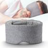 Cotton Sleep Eye Mask for Men Women, 100% Blocking Light Sleeping Mask for Side Sleeper, Soft Zero Pressure Cooling Blackout Eye Masks for Sleep, Eye Covers for Sleeping fits All Heads Adjustable view 1