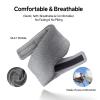 Cotton Sleep Eye Mask for Men Women, 100% Blocking Light Sleeping Mask for Side Sleeper, Soft Zero Pressure Cooling Blackout Eye Masks for Sleep, Eye Covers for Sleeping fits All Heads Adjustable view 3