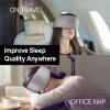 Cotton Sleep Eye Mask for Men Women, 100% Blocking Light Sleeping Mask for Side Sleeper, Soft Zero Pressure Cooling Blackout Eye Masks for Sleep, Eye Covers for Sleeping fits All Heads Adjustable view 4