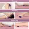 ANVICTOX Peanut Massage Ball,Double Lacrosse Ball for Neck and Back,Medium Density Myofascial Release Massager Ball for Deep-Tissue Massage Muscle Knots Yoga Therapy(Purple) view 4