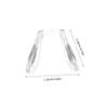 Lurrose 4pcs Replaceable Silicone Glasses Nose Pads for Eyeglasses Comfortable Non-Slip Nose Cushions for Sunglasses and Optical Frames view 2