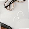 Lurrose 4pcs Replaceable Silicone Glasses Nose Pads for Eyeglasses Comfortable Non-Slip Nose Cushions for Sunglasses and Optical Frames view 4