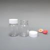 12PCS 15ML 0.5OZ Transparent Empty Pill Bottles with White Screw Cap Solid Powder Holder Storage Box Refillable Portable Durable Container Jar Pot for Travel Daily Life view 3