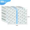 50 Pieces Transparent Stretch Adhesive Bandage Large Waterproof Transparent Film for Tattoo Initial Healing and Skin Repair (4x5 Inch) view 2