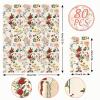 AnyDesign 80 Pack Floral Guest Napkins Vintage Wildflower Disposable Paper Napkins Flower Dinner Hand Napkin for Home Kitchen Bathroom Holiday Party Supplies view 2