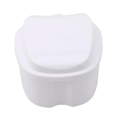 Ellylian Denture Bath Box Cup, Complete Clean Care for Dentures, Clear Braces, Mouth Guard, Night Guard & Retainers,Traveling