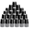 Huaiid 300 Count 3 Oz Mouthwash Cups, Black Disposable Bathroom Cups, Disposable Paper Cups, Small Disposable Cup, Espresso Cup for Party Travel Picnic BBQ view 1