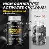 Activated Charcoal Gummies for Kids, 500mg Chewable Activated Charcoal Supplement for Gas Relief, Detox, Digestive and Oral Health, Vegan Blueberry Flavor, 60 Count view 3