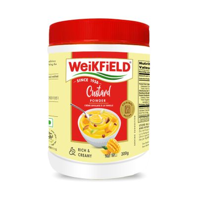 WeiKFiELD Since 1956 Custard Powder Mango 300Gm 10.6 Oz