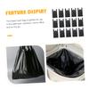 60pcs Heavy Duty Trash Bags Handles Disposable Rubbish Liners Bathroom Kitchen Office Toilets view 4