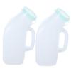 2pcs Portable Urinals Lid Travel Emergency Urine Bottle Male Portable Toilet Road Trips Outdoor Use view 1