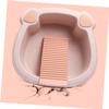 1 Set Wash Basin Laundry Basin Washboard Dormitory Washboard Basin Washing Basin Board Clothes Basin Dormitory Laundry Basin Washboard Basins Washing Basin Washboard view 2