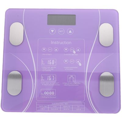 Toddmomy Fat Scale - Digital Weight Scale for Accurate Measurements, Smart BMI with Tempered Glass Design for Home and Family
