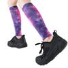 EVOPLECI 20-30mmHg Black Calf Compression Sleeve Men and Women Wide Calf Sleeve Brace Compression Socks for Leg Support Shin Splint Pain Relief (Starry, XX-Large) view 1