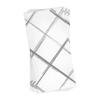 Bulk Napkins For Events - Soft Paper Napkins For Kitchen Set, Baby Shower, Bridal Shower - Cocktail Napkins Disposable (White with Silver, Dinner Napkins (400 Napkins)) view 2