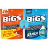 D'Elite Box Sunflower Seeds Variety Pack 2 Flavor Combo BIGS Zesty Ranch and Buffalo Wing 5.35oz bags each - Keto Friendly - Pack of 2 comes bundled with an inspirational magnet by D'Elite Box view 1