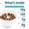 WonderSlim Protein Cereal, Cocoa, Low Sugar, Gluten Free, Keto Friendly & Low Carb (7ct) view 3