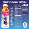 A-Game Zero Sugar Sports Drink, Strawberry Lemonade Zero, Sugar Free Hydration Sports Beverage, 8 Vitamins Plus Electrolytes, Natural Flavors, Gluten Free & Keto Friendly, 16.9 Fl Oz (Pack of 12) view 2