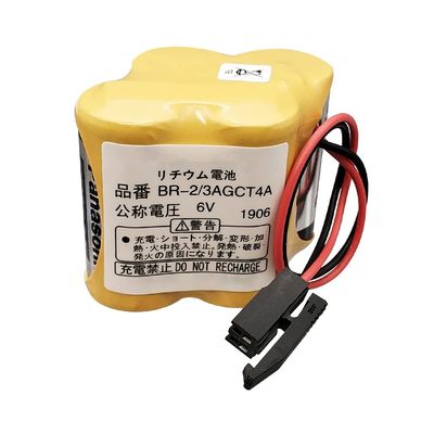 BALOLO (1-Pack) BR-2/3AGCT4A 6V 4400MAH Non Rechargeable Lithium Batteries Replace for A98L-0031-0025 A98L00310025 BR-2/3AGCT4A BR2/3AGCT4A