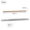 BSH621 Sugarcane Straws, Individual Packaging, Approx. 0.2 x 8.3 inches (6 x 210 mm), Pack of 100, Eco-Friendly, Disposable, Eco-Friendly view 2
