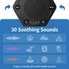 WowSleep High Fidelity White Noise Sound Machines with 30 Unique Non-Looping Soothing Sounds 12 Colors Night Light 4 Timers 10-Level Brightness 32-Level Volume and Memory Function view 3