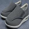 Mens Diabetic Shoes Wide Width Elderly Walking Shoes with Adjustable Closure Air Cushion Sneakers for Plantar Fasciitis Bunions Swollen Feet (12.5, Deep Grey) view 3