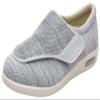 ACE SHOCK Mens Diabetic Shoes Wide Width Elderly Walking Shoes with Adjustable Closure Air Cushion Sneakers for Plantar Fasciitis Bunions Swollen Feet (11, Pale Grey) view 1