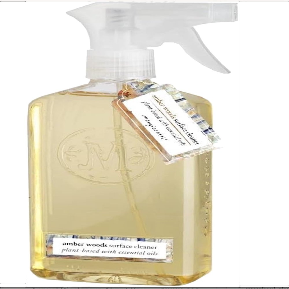 Mangiacotti Natural Surface Cleaner Plant-Based Concentrated Liquid Household Cleanser, 14-Ounce, Amber Woods