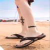 Summer Big Size Youth Slippers Men Massage Non-Slip Flip Flops Acupressure Sandals With Arch Support Breathable Beach Shoes Relief Plantar Fasciitis Heel Arch Arthritis Pain ( Color : Khaki , Size : 1 view 4