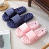 LUXRUB Plantar Fasciitis Slippers Men Women Reflexology Acupressure Acupuncture Massage Sandals Arthritis Neuropathy Pain Relief Home Shock Absorbing Shower Shoes (Color : Pink, Size : 5.5/6) view 4