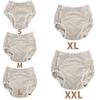 Washable Cotton Adult Underwear - Breathable, Leak-Proof Urine Diaper Pants for Elderly - Reusable Adult Incontinence Pants (Black,X-Large) view 4