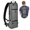 APDTEK Portable Oxygen Tank Backpack Holder for Size D (M-15), Comfortable Medical Oxygen Cylinder Backpack Bag with Durable Straps, Size JD (M-22) Oxygen Bag for Travel - Easy to Carry (Gray) view 1