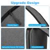 APDTEK Portable Oxygen Tank Backpack Holder for Size D (M-15), Comfortable Medical Oxygen Cylinder Backpack Bag with Durable Straps, Size JD (M-22) Oxygen Bag for Travel - Easy to Carry (Gray) view 2