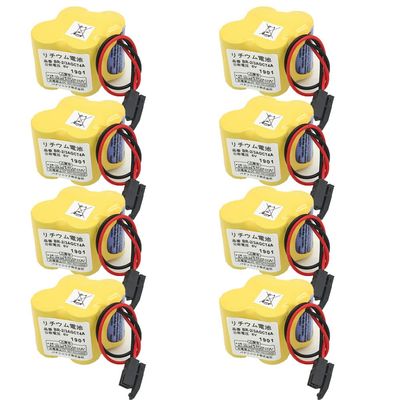 BALOLO (8-Pack) BR-2/3AGCT4A 6V 4400MAH Non Rechargeable Lithium Batteries Replace for A98L-0031-0025 A98L00310025 BR-2/3AGCT4A BR2/3AGCT4A