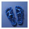 LUXRUB Foot Massage Slippers Men Women Shiatsu Foot Massager Reflexology Shoes Foot Pain Relief Neuropathy Plantar Fasciitis Acupressure Feet Massage Sandals (Color : Deep Blue, Size : 7/7.5)