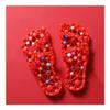 LUXRUB 2023 Plantar Fasciitis Massage Slippers Men Women Sole Particles Health Foot Therapy Sandals Home Anti-Skid Quick Drying Shoes Improve Blood Circulation (Color : Red, Size : 6/6.5) view 1