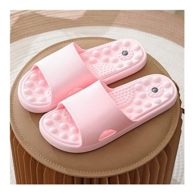 Acupressure Massage Slippers For Women Men Reflexology Therapy Shower Shoes Plantar Fasciitis Sandals Foot Arch Arthritis Neuropathy Pain Relief Feet Care Flip Flops ( Color : Pink , Size : 7.5/8 )