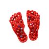 2023 Foot Therapy Slippers for Plantar Fasciitis Men Women Sole Particles Massage Sandals Home Non-Slip Shower Shoes Promoting Blood Circulation Myofascial Release (Color : Red, Size : 6/6.5) view 1
