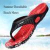 Acupressure Massage Flip Flops With Arch Support Men Women Foot Open Toe Reflexology Sandals Summer Breathable Beach Shoes Relief Plantar Fasciitis Heel Arch Arthritis Pain ( Color : Red , Size : 7.5 view 4